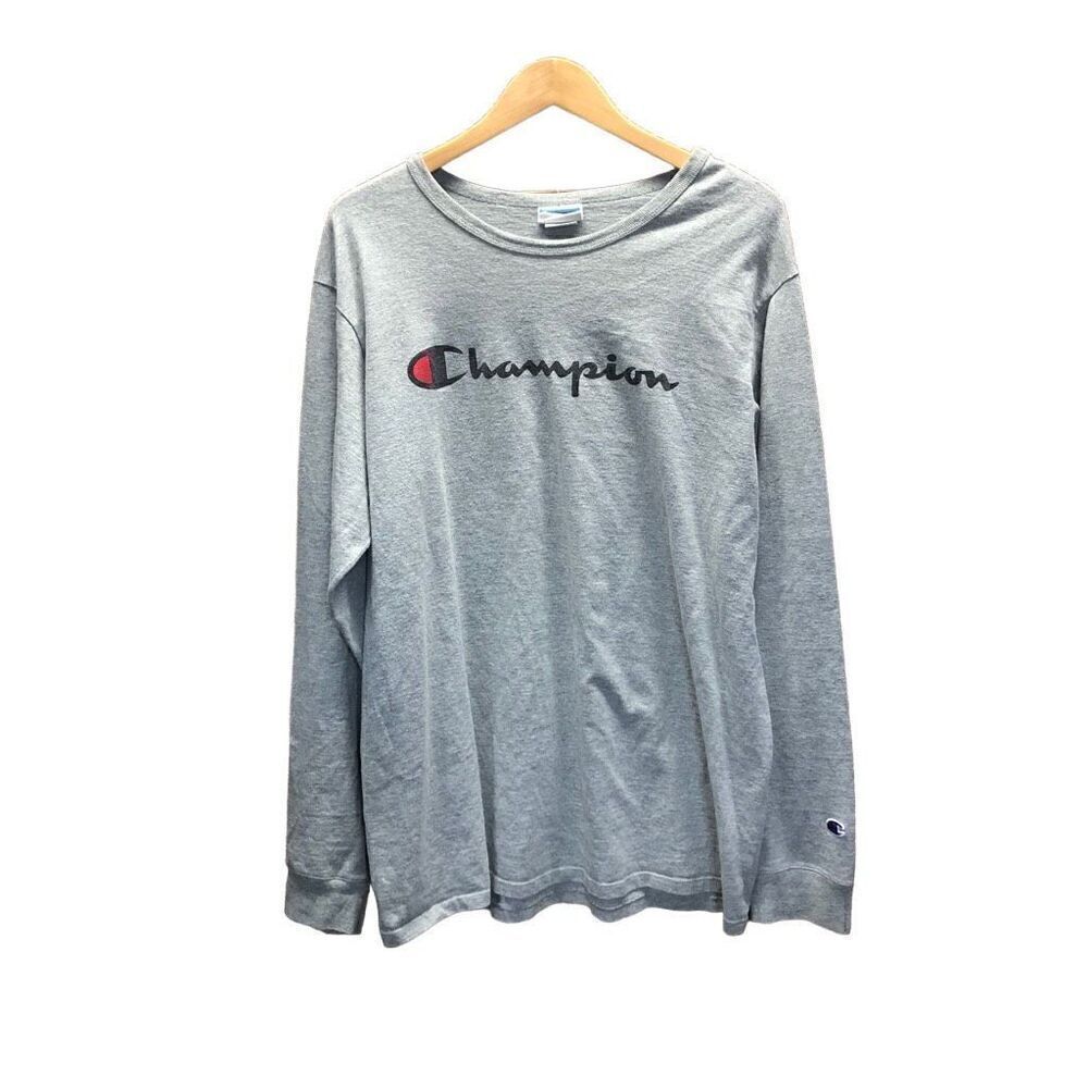 Champion Long Sleeve Extra Large (XL) Grey